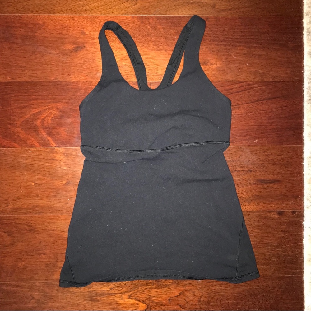 Lululemon Racerback Mesh Tank with Built-In Bra